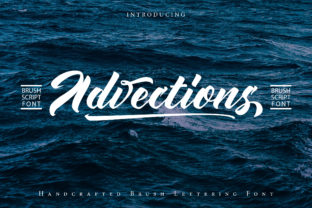 Advectionz: The Modern Script Font for Cohesive Brand Identity