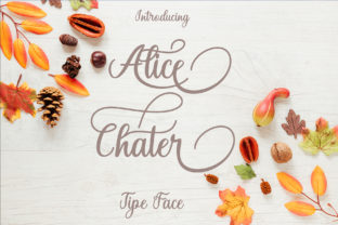 Alice Chater: A Bold Script Handwritten Font for Modern Branding