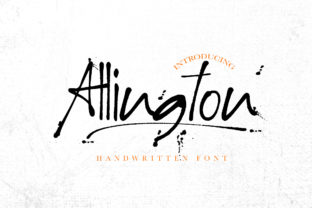 Allington: A Charming Script Handwritten Font for Editorial Design