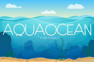 AquaOcean Font: Clean Sans Serif for Modern Brand Identity