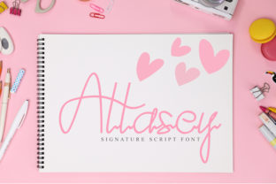 Attasey Signature: Modern Feminine Script Fonts for Digital Branding