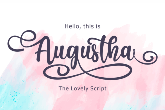 Augustha: The Elegant Script Font for High-Impact Campaigns