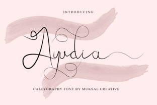 Ayudia: A Sweet Handwritten Font for Editorial Design