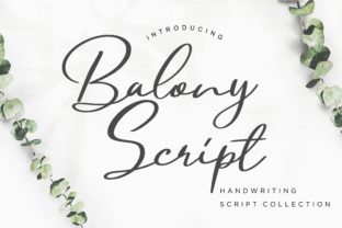 Balony Typeface: A Sweet Script Handwritten Font for Editorial Design