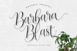 Barbara Blast: A Bold Handwritten Font for Standout Branding