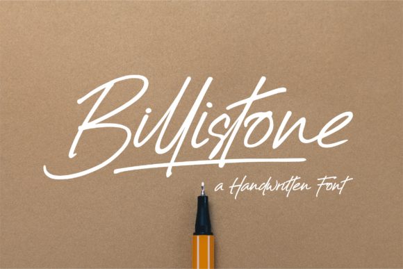 Billistone: The Modern Handwritten Font for Small Business Branding