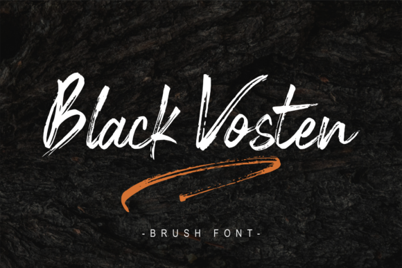 Black Vosten Typeface: Bold Handwritten Fonts for Standout Campaigns