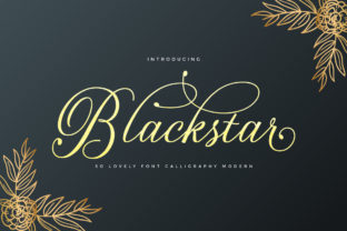 Blackstar: The Script Handwritten Font for Editorial Design