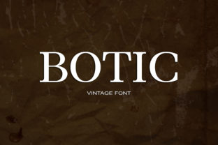 Botic: The Classic Serif Font for Polished Brand Visuals