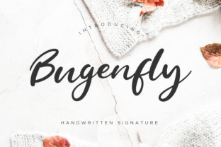 Bugenfly: A Fresh Script Handwritten Font for Authentic Branding
