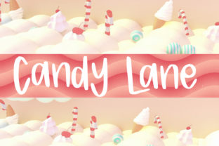 Candy Lane Typeface: Whimsical Script Fonts for Digital Branding