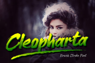 Cleopharta: A Wild Brush Script for High-Impact Campaigns