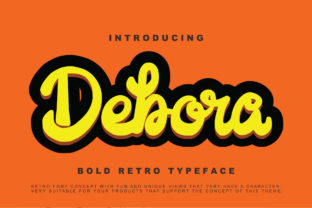 Debora: A Bold Handwritten Typeface for Distinctive Brand Identity