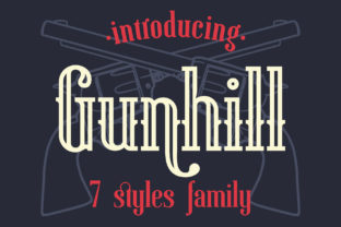 Gunhill Family: Elegant Semi-Condensed Serif Fonts for Modern Crafters