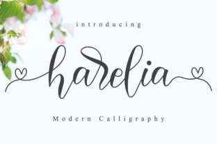 Harelia Script: Elevate Your Brand Identity with Classy Handwritten Typography
