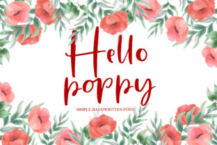 Hello Poppy: A Friendly Script Handwritten Font for Small Business Branding
