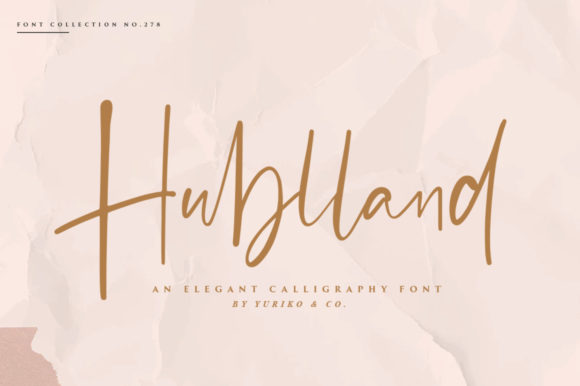 Hublland Font Review: Modern Script Handwritten Design