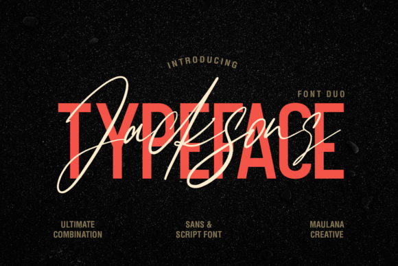 Jacksons Duo Typeface Review: Script Handwritten Fonts for Crafting Projects