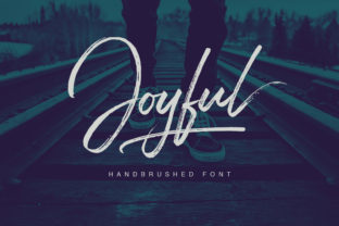 Joyful Script: A Handwritten Typeface for Editorial Design