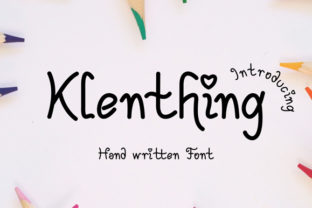 Klenthing: A Whimsical Script Handwritten Font for Editorial Design