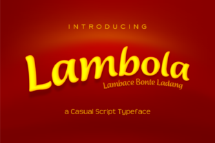 Lambola: A Playful Script Handwritten Font for Modern Campaigns