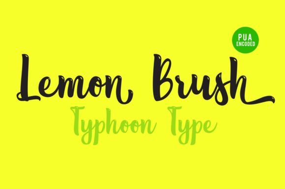 Lemon Brush: The Modern Handwritten Font for Authentic Branding
