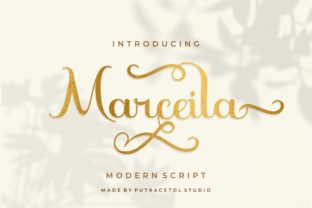 Marceila: A Modern Script Font for Romantic Branding