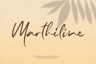 Marthiline: The Sweet Handwritten Font for Romantic Branding