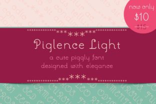Piglence Light Typeface for Modern Digital Branding