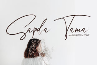 Sapda Tama Font Review: Elegant Script for Editorial Design