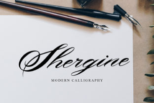 Shergine Script Font Review for Modern Campaigns