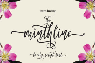 The Minthline Script Typeface for Elegant Web Design