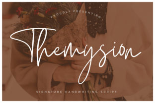 Themysion Script Font for Elegant Editorial Design