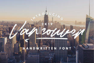Vancouver: The Script Handwritten Typeface for Editorial Design